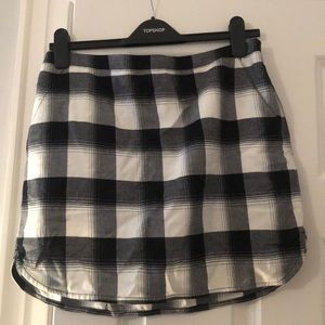 Checkered skirt